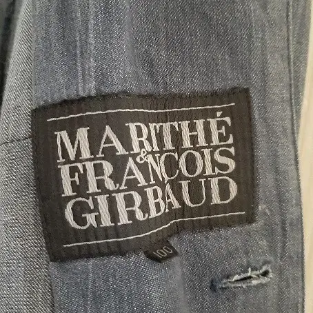 MARITHE FRANCOIS GIRBAUD남성얇은자켓