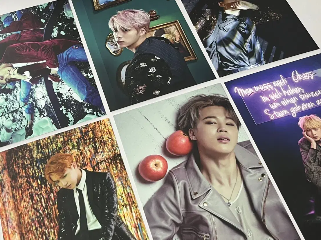 bts bangtan bts amphidia postcard wings wings wings blood sweat and tears