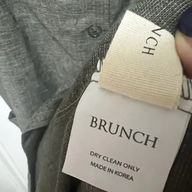 브런치 brunch 린넨 반팔 셔츠 롱원피스 br