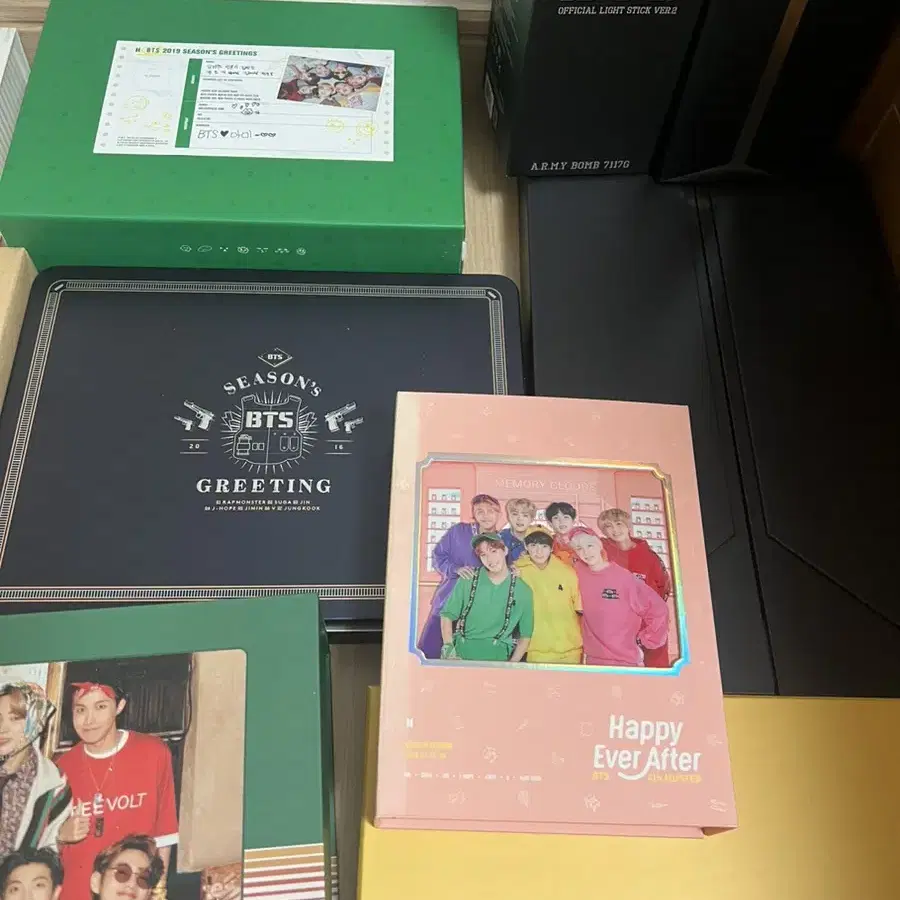 방탄소년단 굿즈 처분 메모리즈 시그 DVD 아미밤