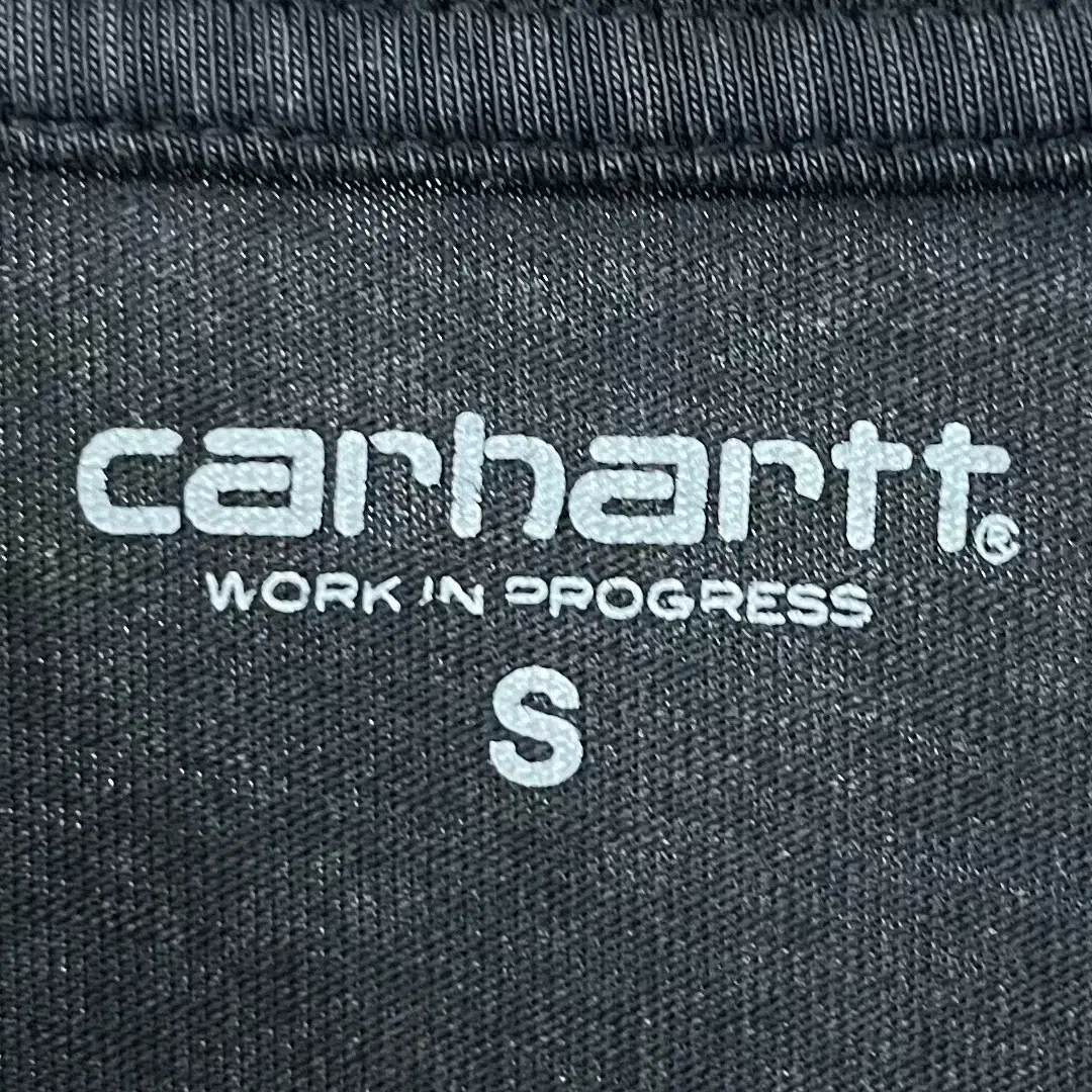 [CARHARTT WIP] 칼하트WIP 피그먼트 자수로고 라운드넥 티셔츠