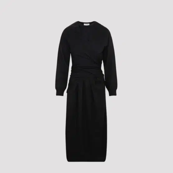 Lemaire WRAP DRESS BLACK 르메르 드레스