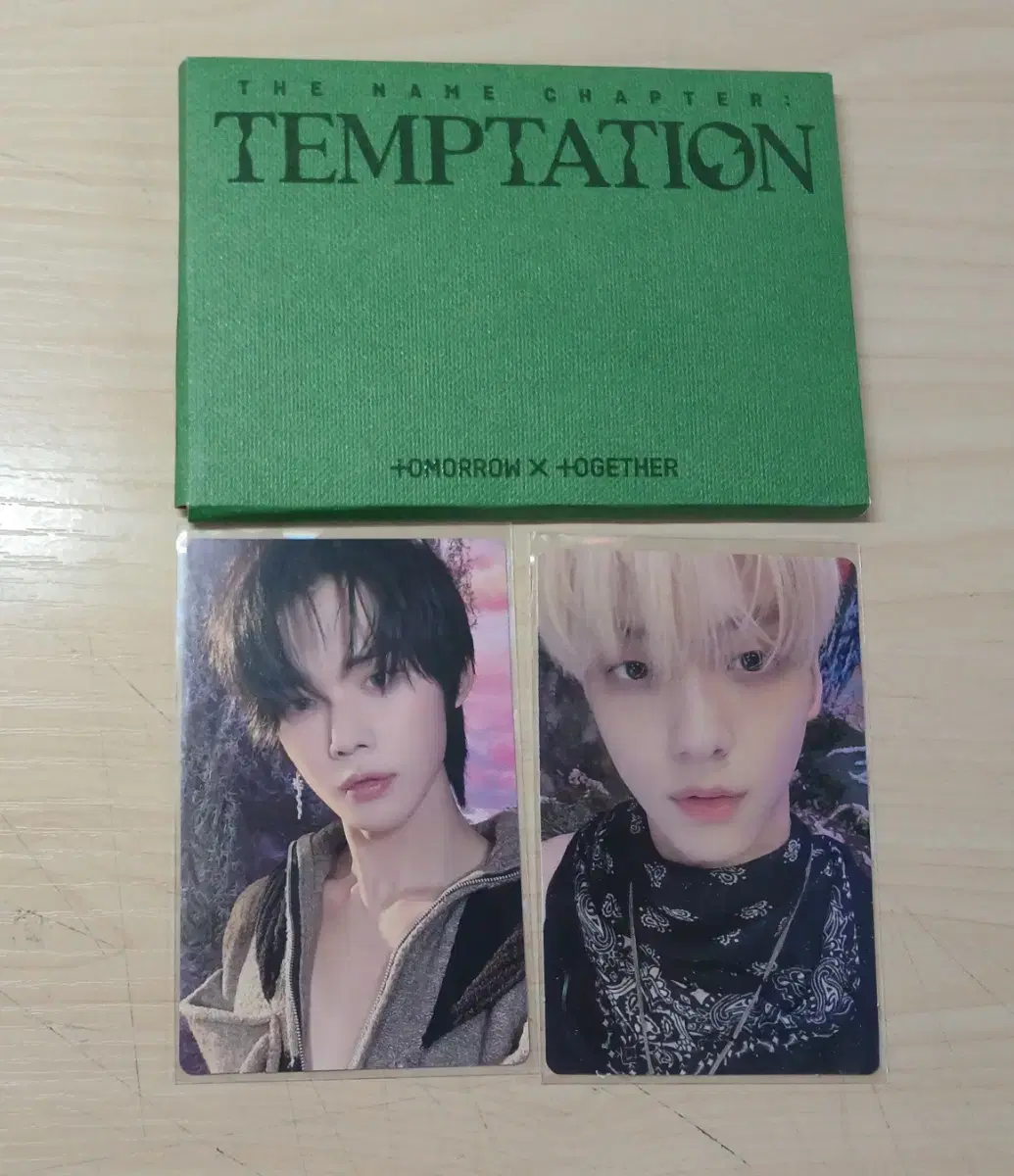 Tomorrow X Together namesake Temptation Yeonjun, Soobin photocard WTS