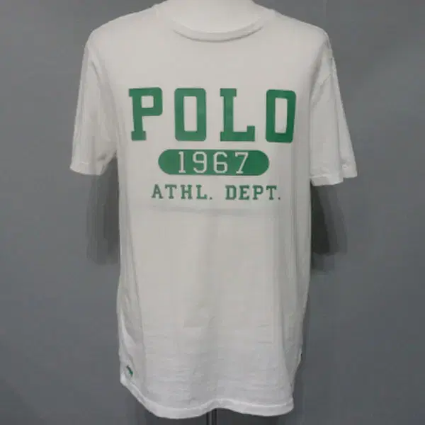 M9007 - Polo Men's 95 size white logo point short sleeve T-shirt