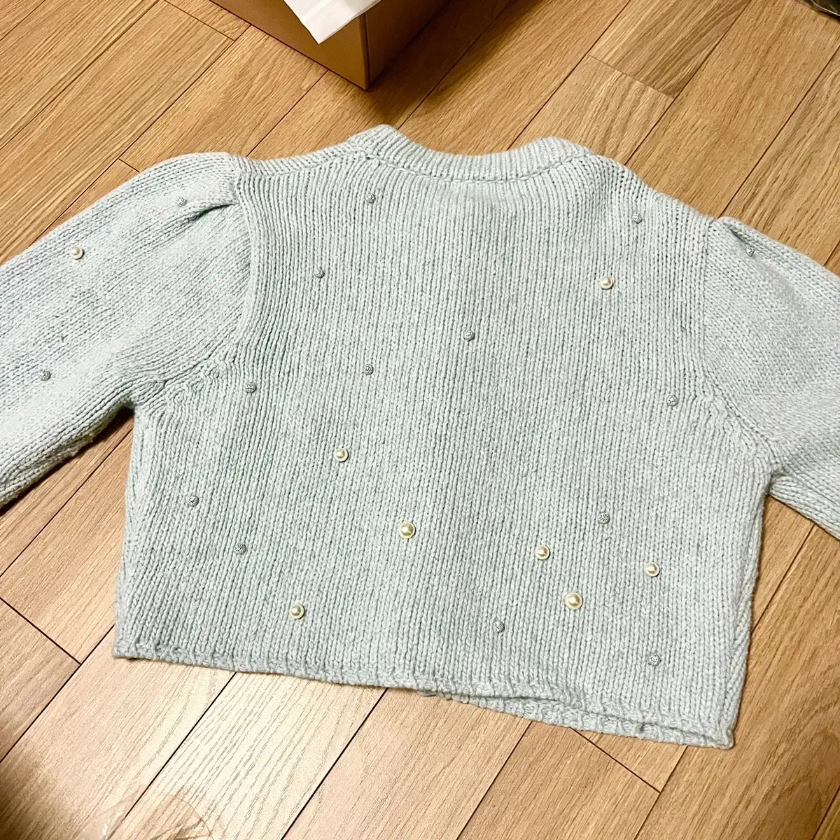 그로브 펄 가디건  PEARL CARDIGAN 블루