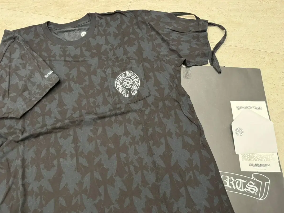 [XL,2XL]Chrome hearts semi-sheer pattern vahn(New not available in Korea)