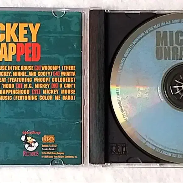 [수입CD] 디즈니 MICKEY UNRAPPED (94년)