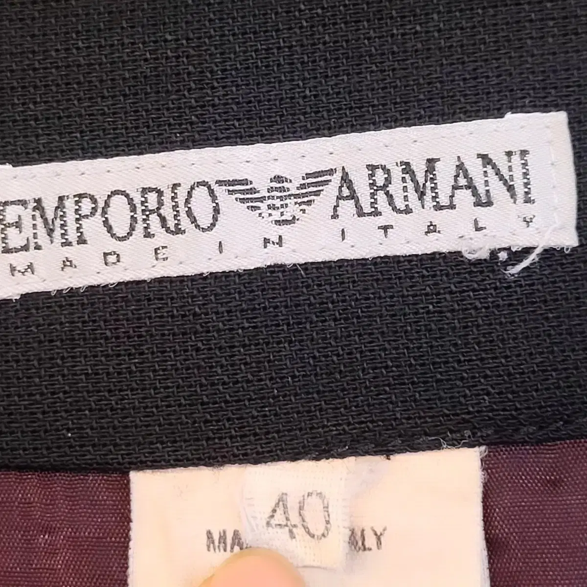 엠포리오 아르마니 armani 랩 스커트