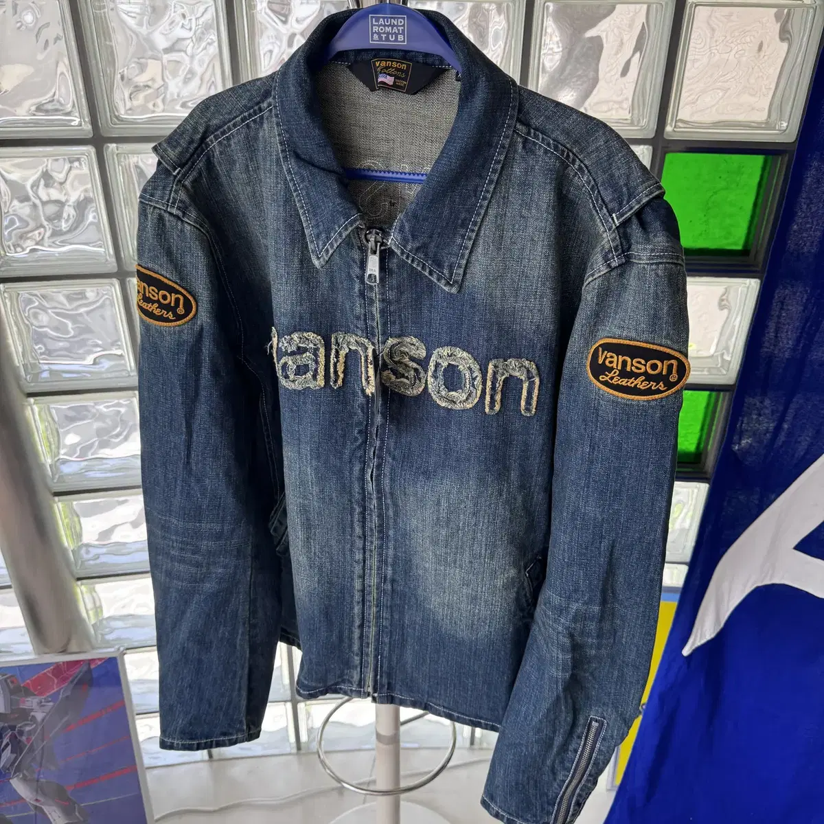 밴슨 데님 라이더 자켓 vanson denim riders jacket