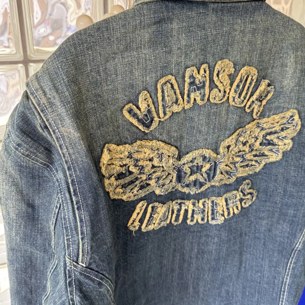 밴슨 데님 라이더 자켓 vanson denim riders jacket