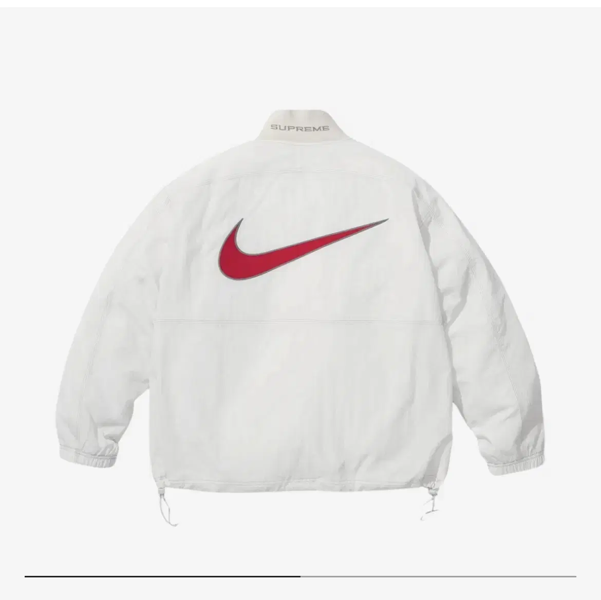 Supreme x Nike Ripstop Pullover White Anorak