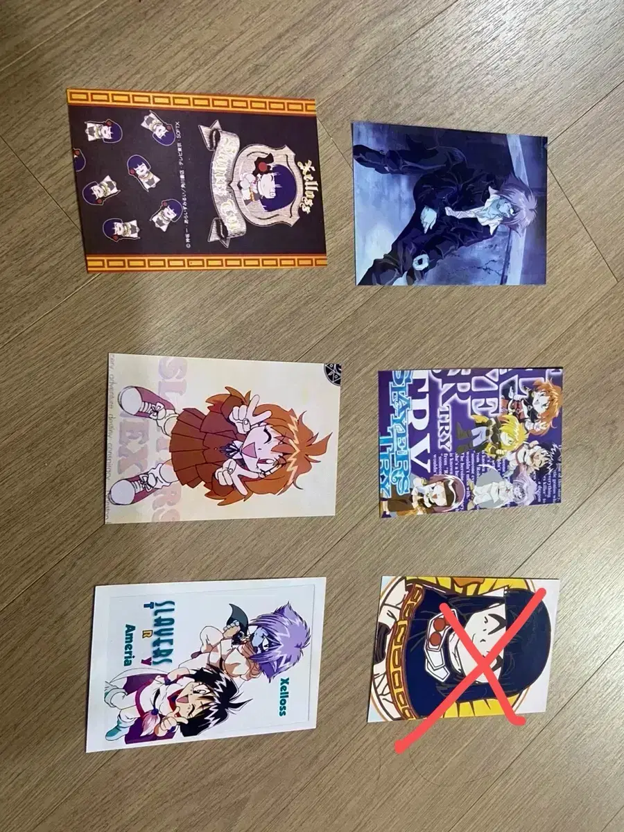 Slayers photos postcard selling classic anime collectibles.