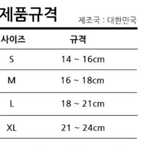 의료용손목보호대아대깁스(오른쪽손목&XL)