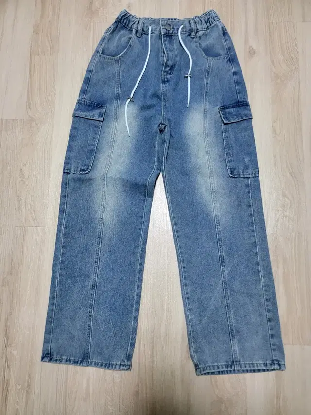 에이블리 jeans 카고 팬츠 청바지 (L)