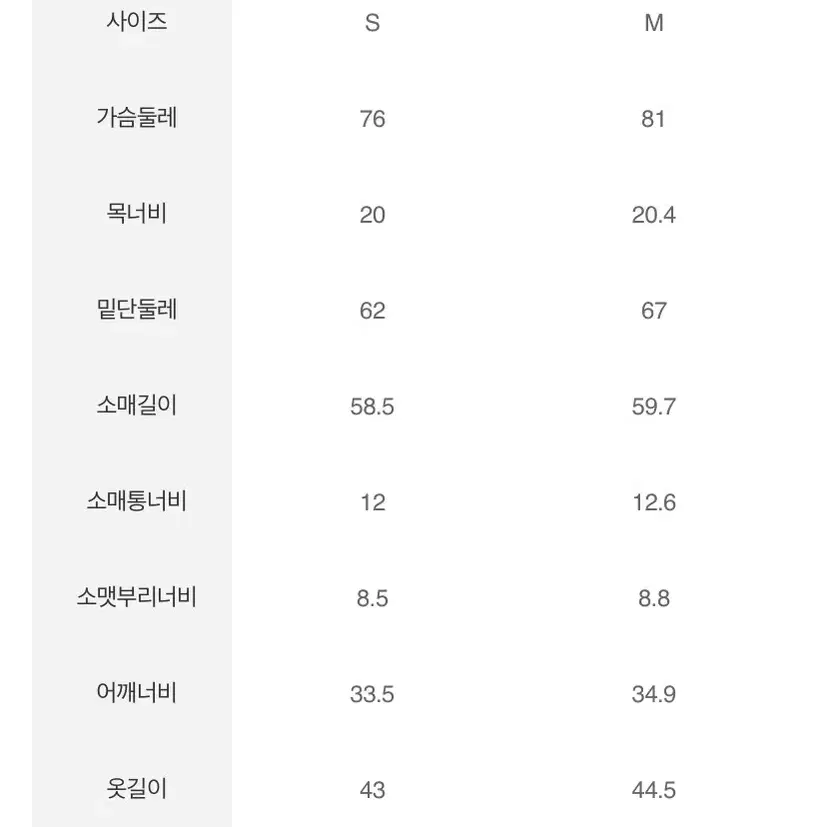 에잇세컨즈 스카이블루 골지 집업 가디건