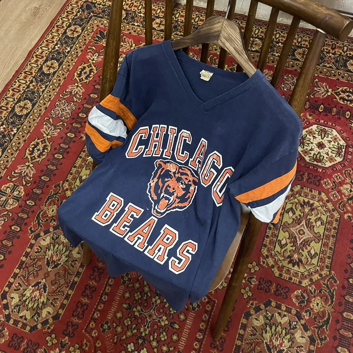 90s Chicago Bears Football Jersey Single-Stitch T-Shirt