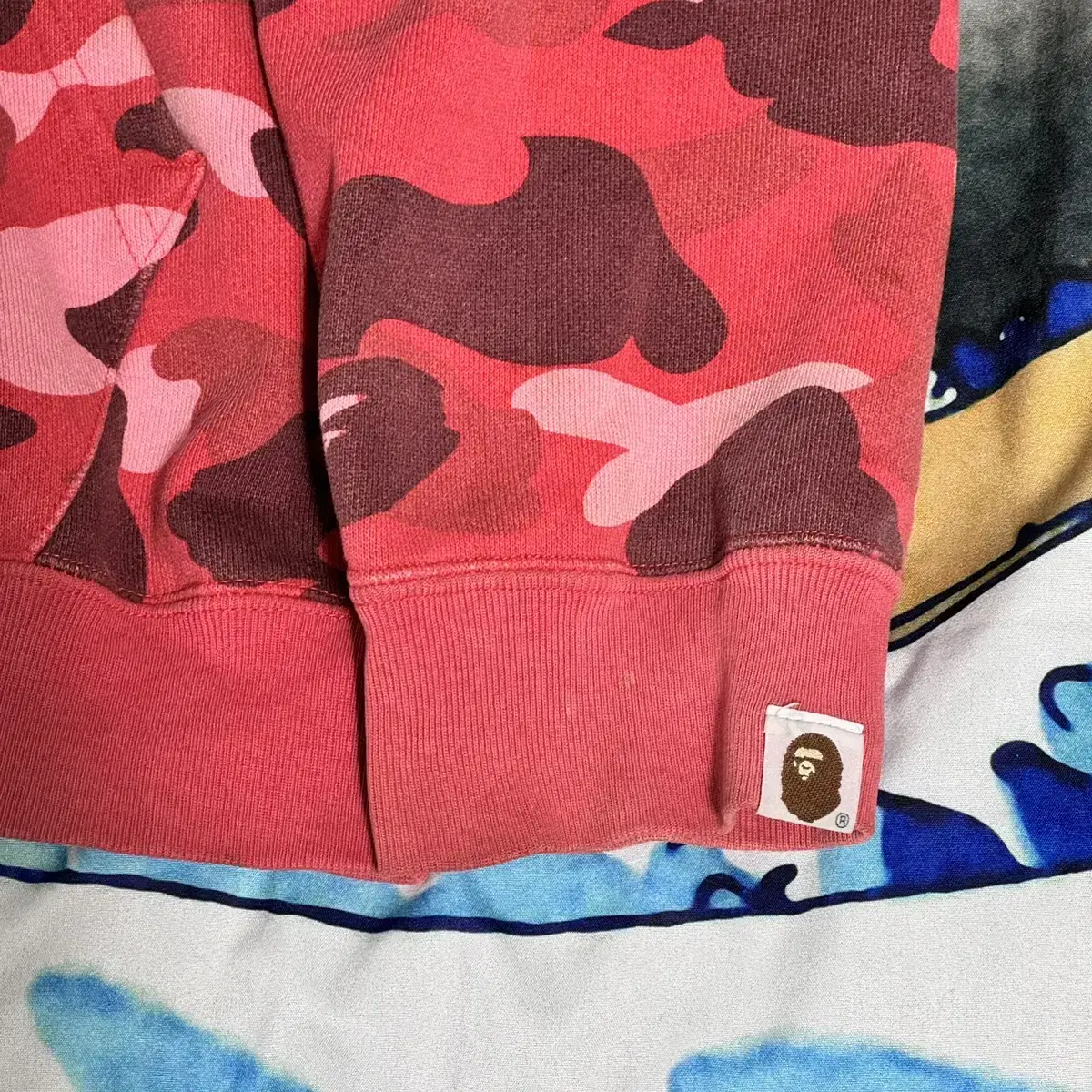 BAPE OG RED CAMO PHARELL HOODIE