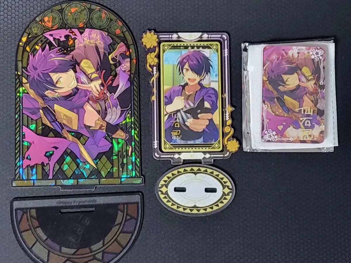 Today Half-priced Delivery)Shinobu Goods sell!! Stain glass, Yusako Lotta, Rotating acrylic