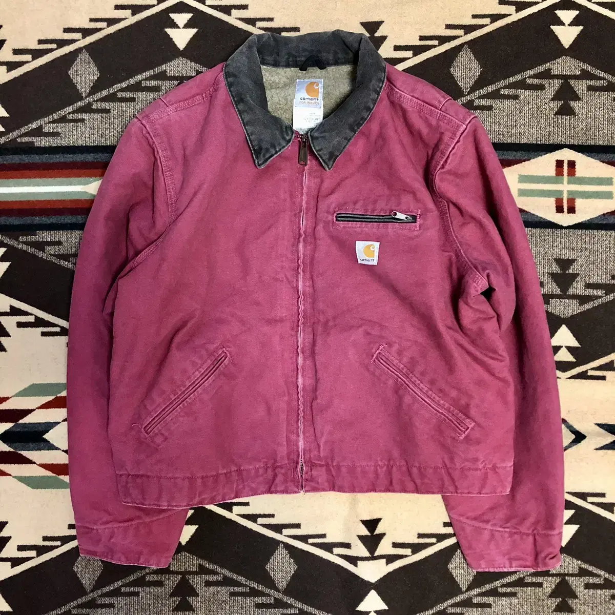 Vintage Calhart Detroit Jacket Raspberry