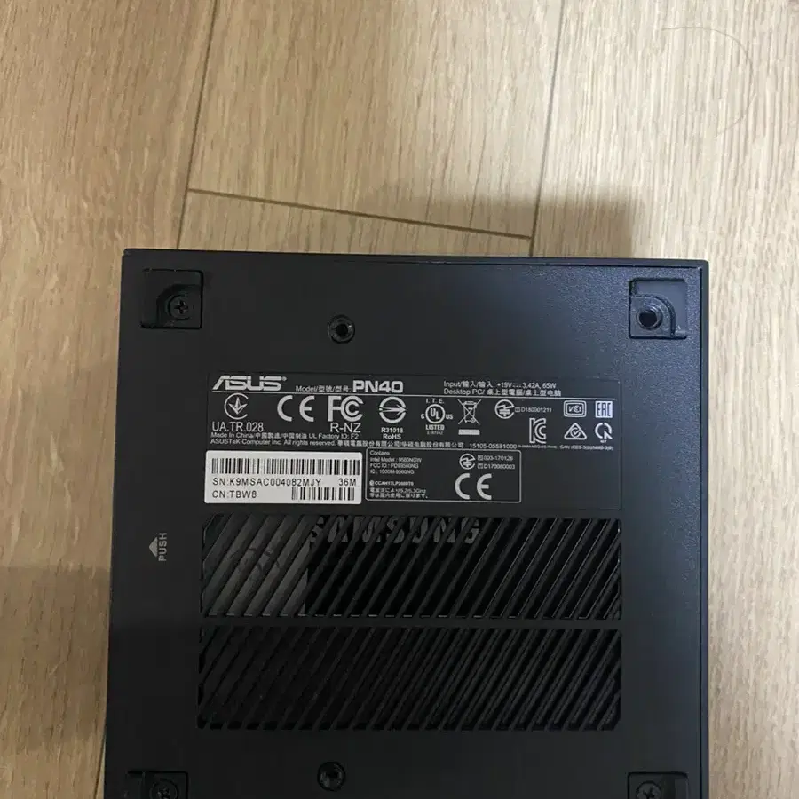 ASUS 미니PC PN40-BBC061MV J4005 베어본PC