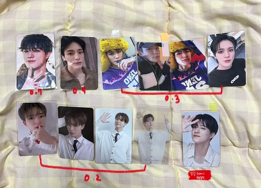 nct jeno photocard candy unreleased photocard seasons greetings to best friend photocard wts