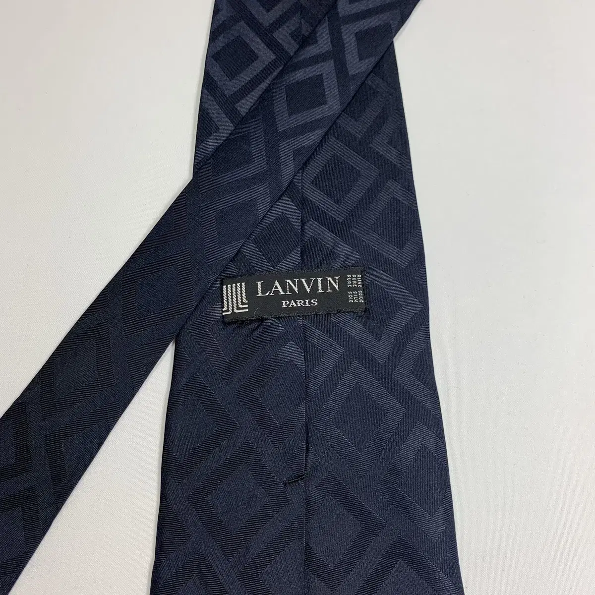 랑방(LANVIN) 명품넥타이 빈티지 A등급 블래컬러 10.4cm