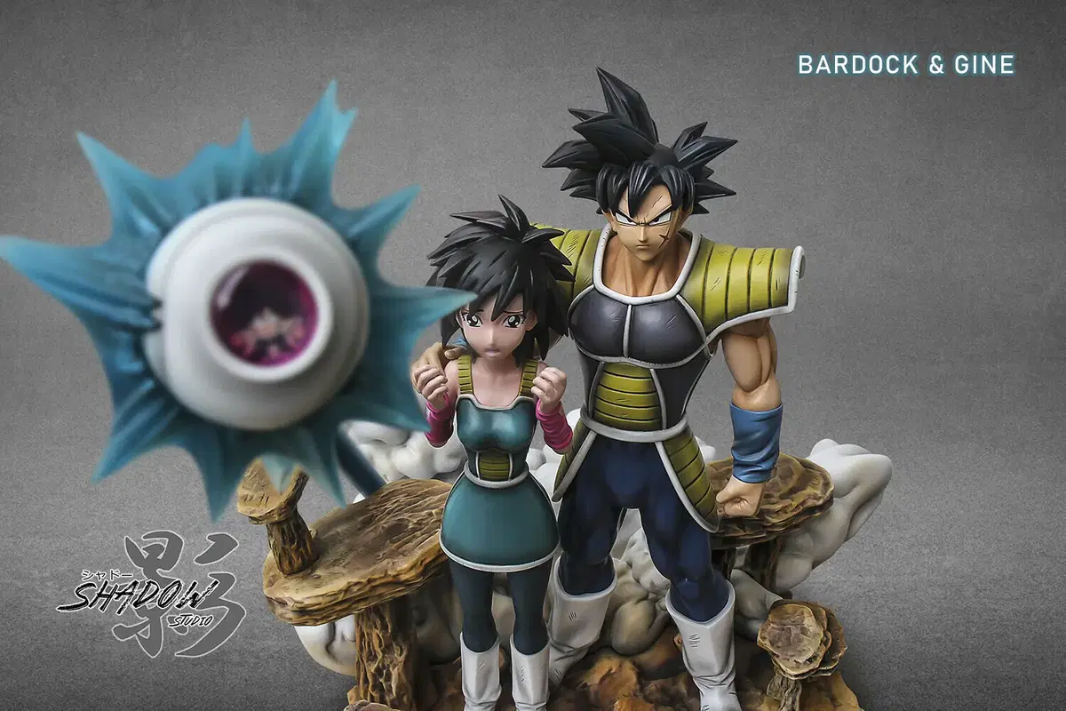 Dragon Ball Resin - SHADOW STUDIO Bardock and Gine's Worry for Goku