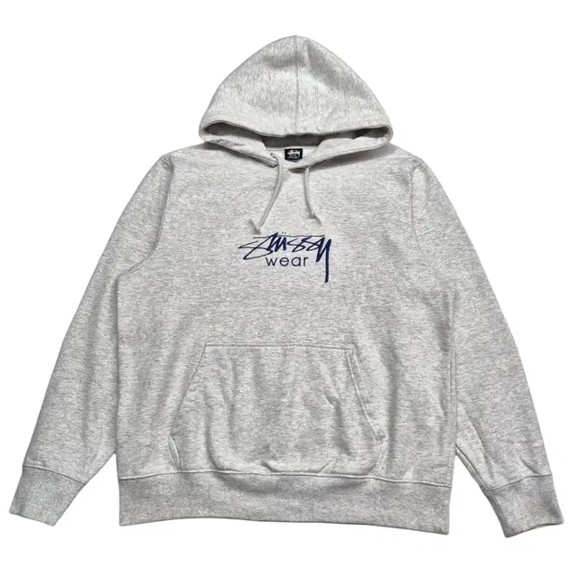 2XL) stussy 스투시 로고 오트밀 후드티