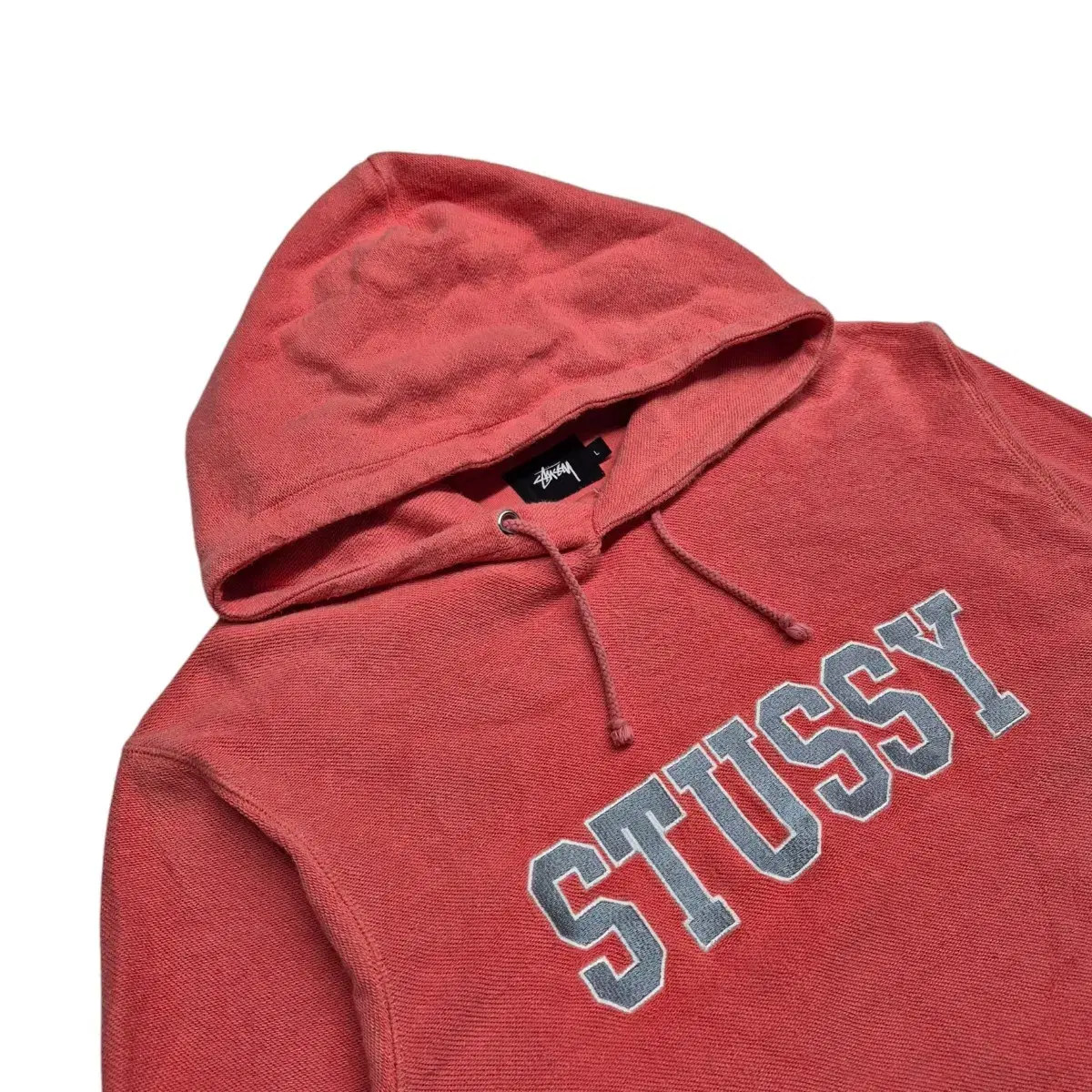 L) stussy 스투시 빅 로고 후드티