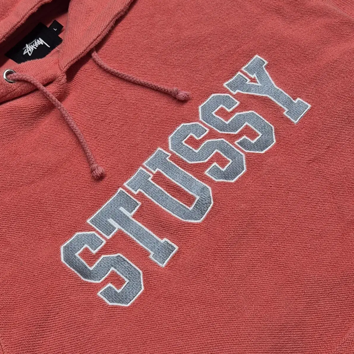 L) stussy 스투시 빅 로고 후드티