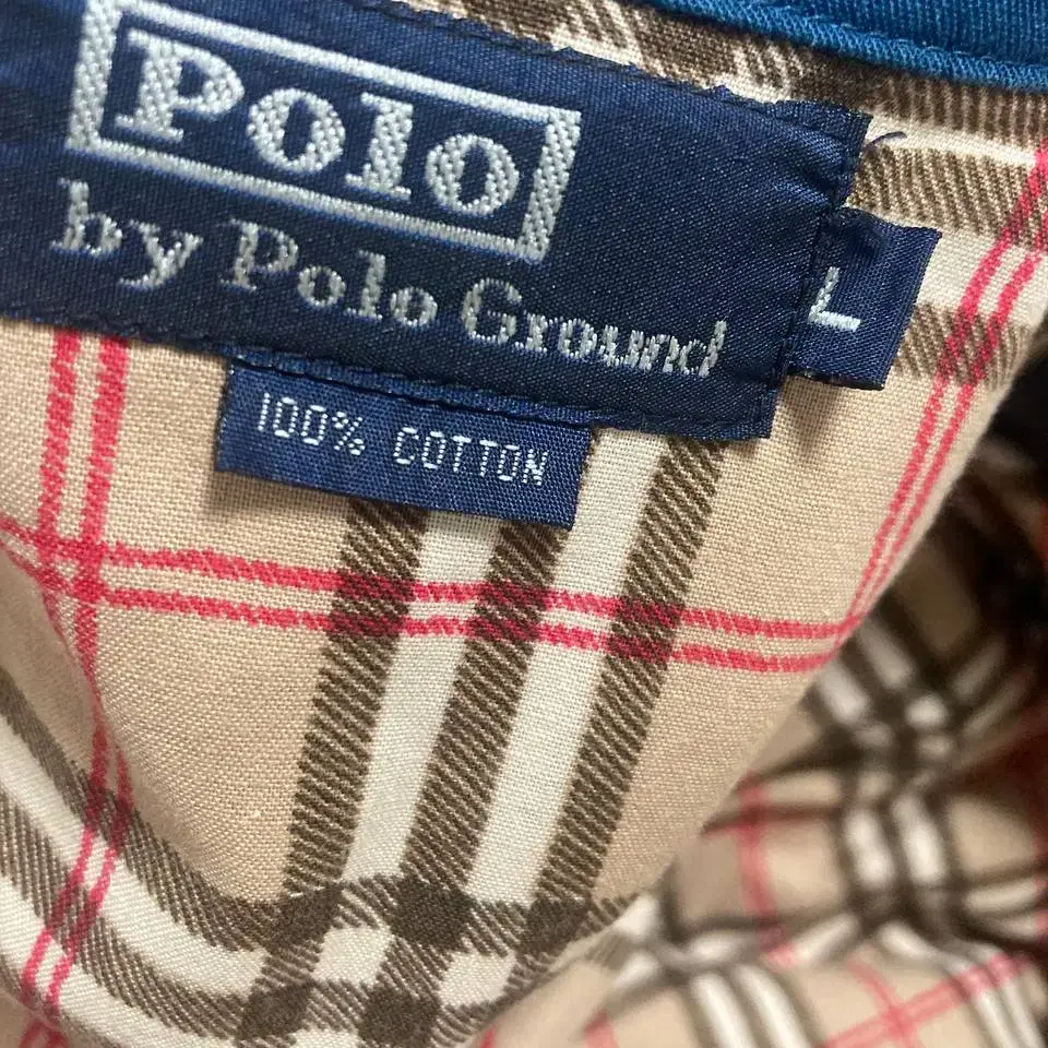 POLO BY POLO GROUND 블루종 자켓