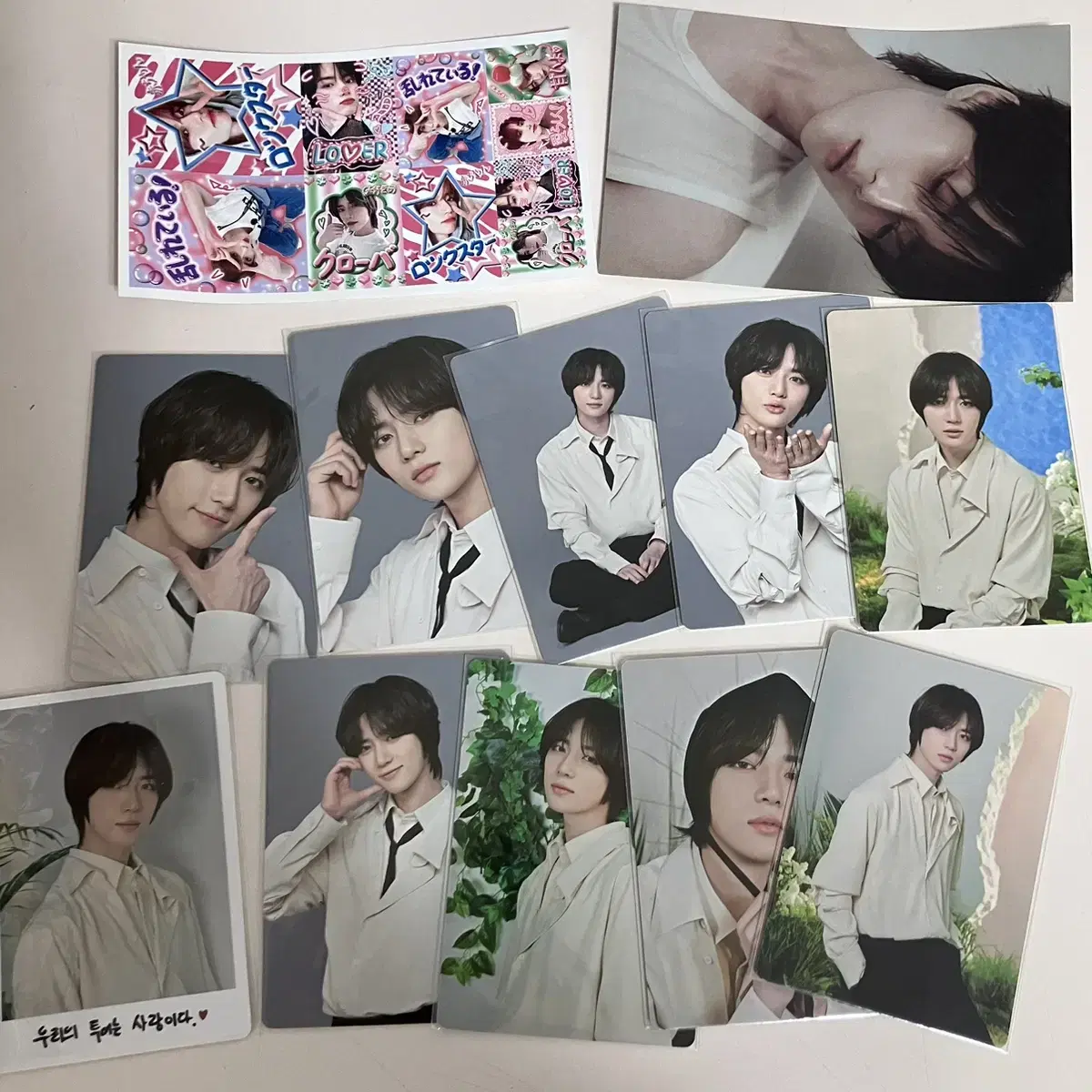 Beomgyu photocard Big Pokka Square poster purikura unofficial goods Mini Pokka