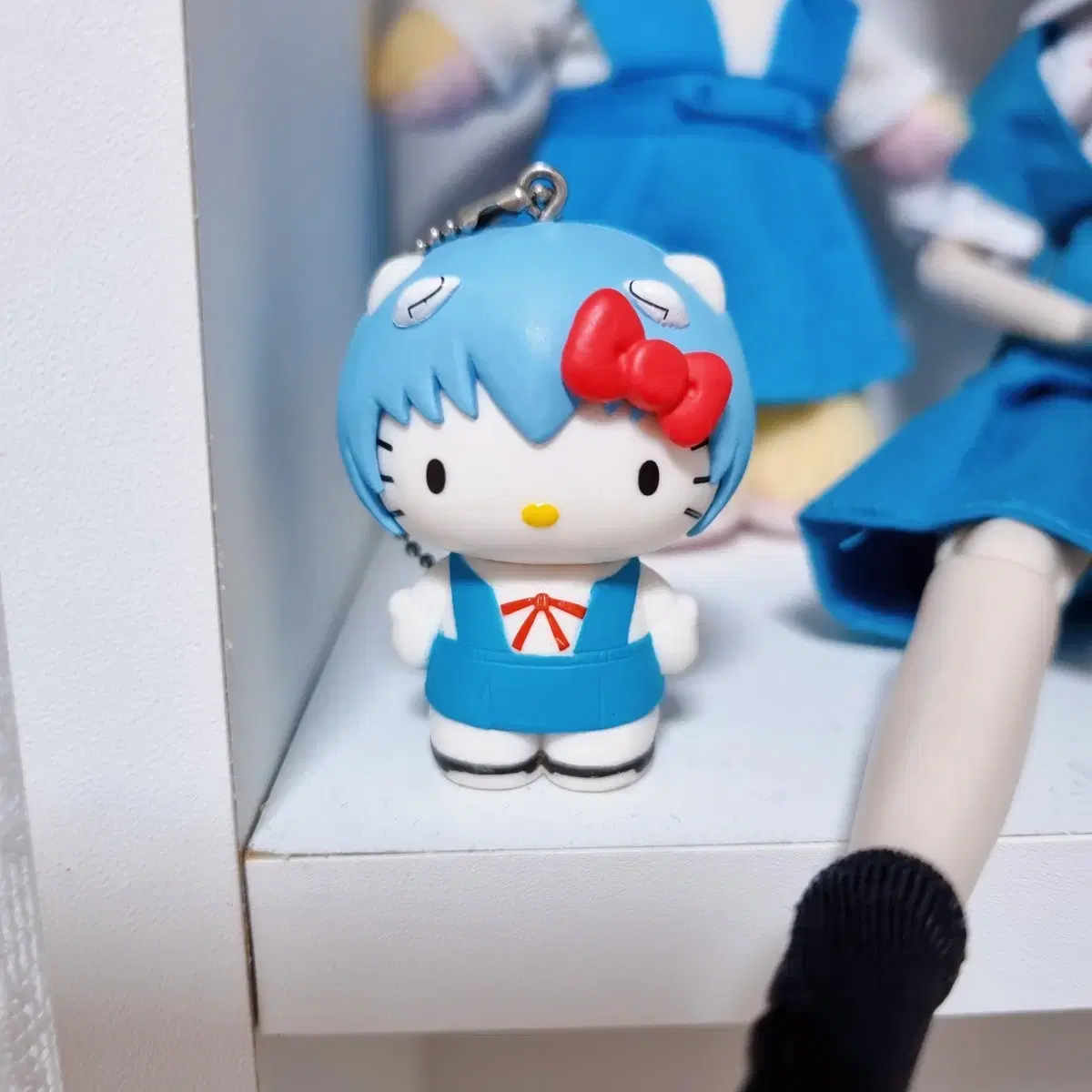 Evangelion lay Kitty School Uniform Figures Rare Classic Figure Straps