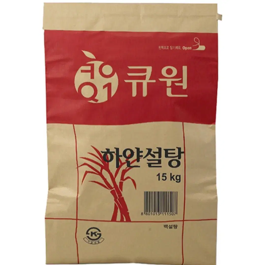 4월21일단하루선착순타임특가큐원하얀설탕15KG 17490원