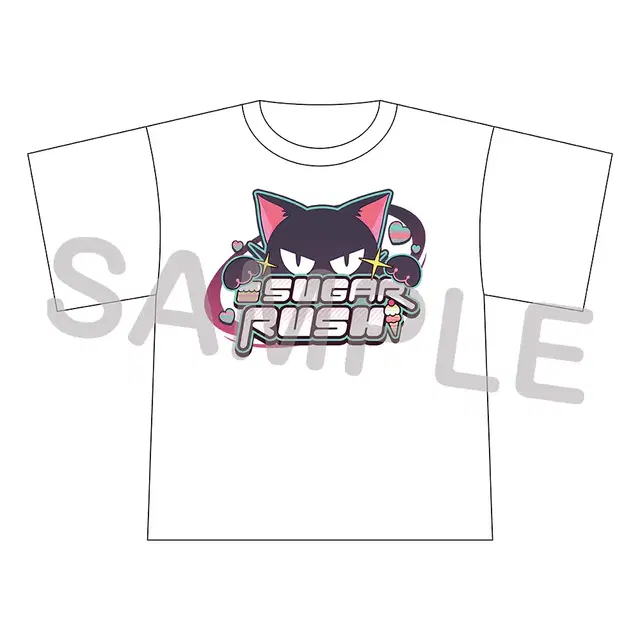 [예약공구] 블루아카이브 공식 SUGAR RUSH 티셔츠 세트