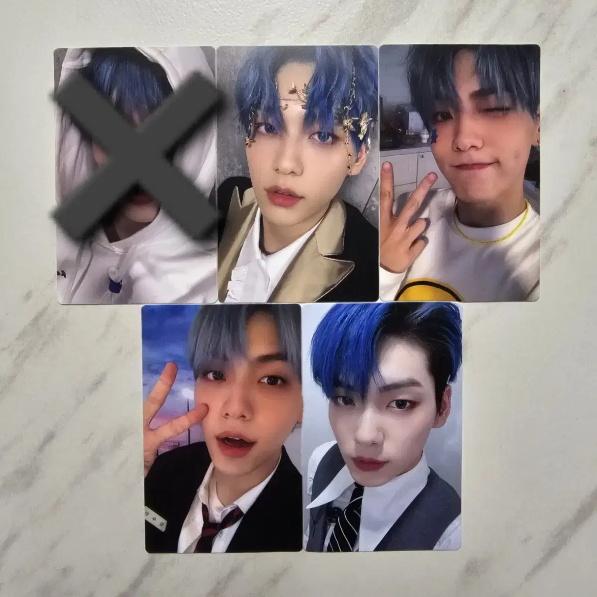 txt bloo hour 553 ld photocard 교복수빈 브이수빈 날잃수빈 활든빈