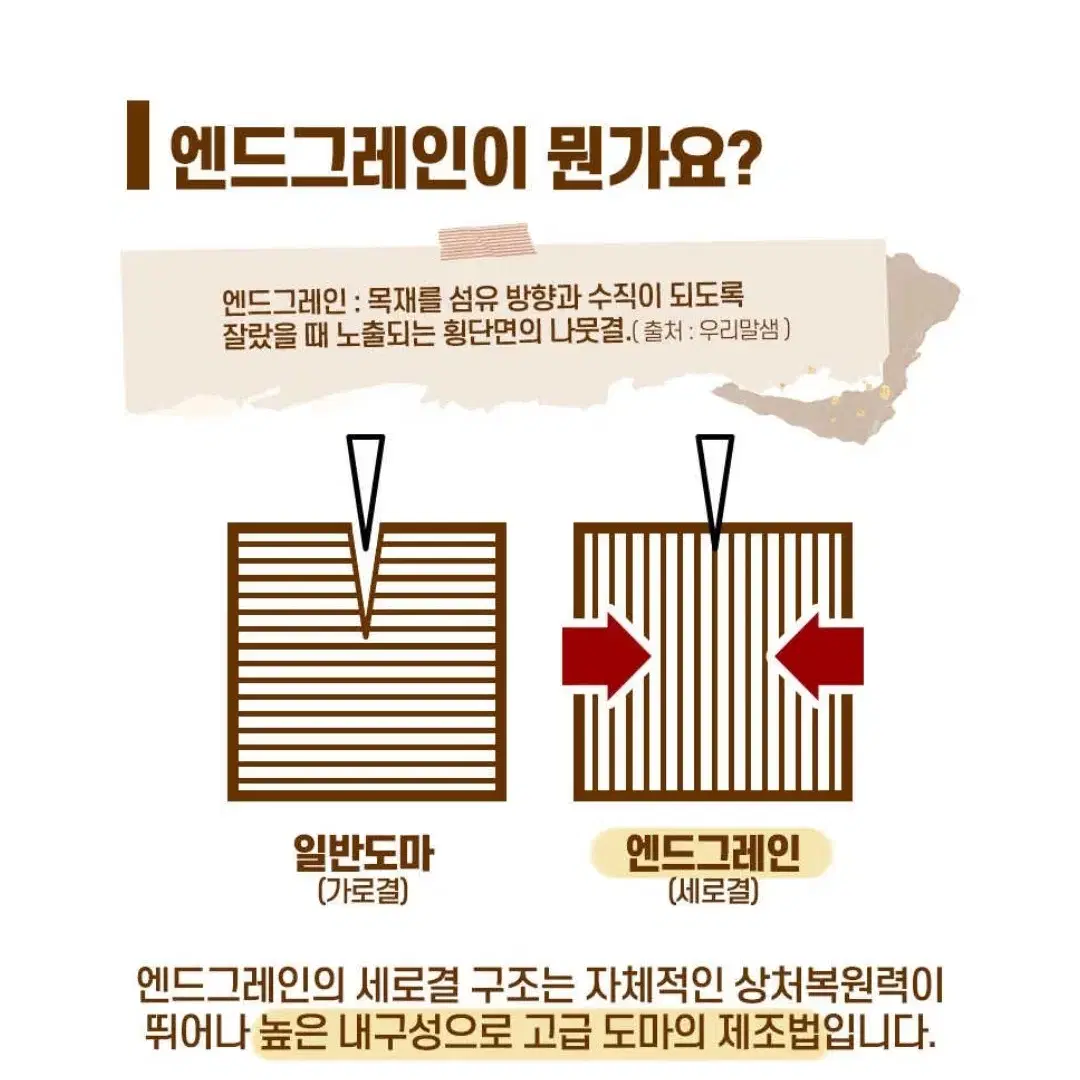 라헨느 엔드그레인 수제도마