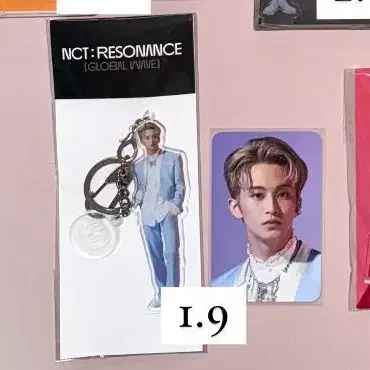 nct 레조넌스 마크 아크릴 키링 포카 양도