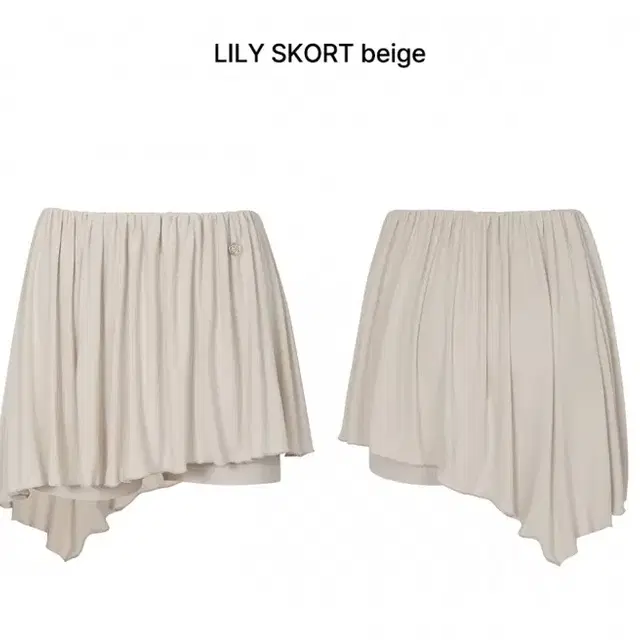 페인오어플레져 스커트 LILY SKORT beige