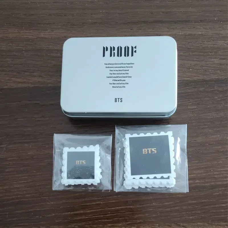 (마지막상품)방탄BTS프루프앨범 PostageStamp스티커세트양도해요
