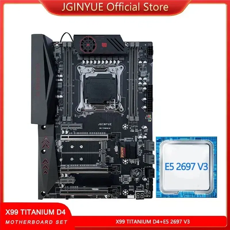 JGINYUE X99 TITANIUM D4 Mainboard+CPU