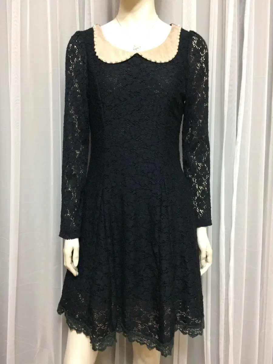 one piece lace fabric with pearl embellishment