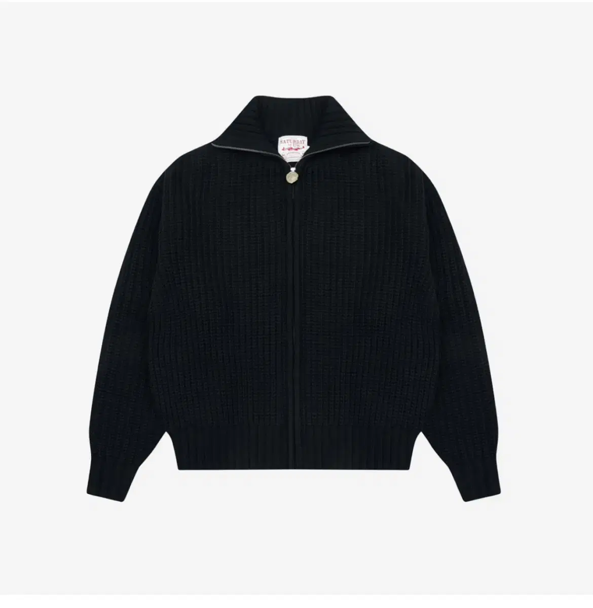 Stu High-Neck Zip-Up Sweatshirt