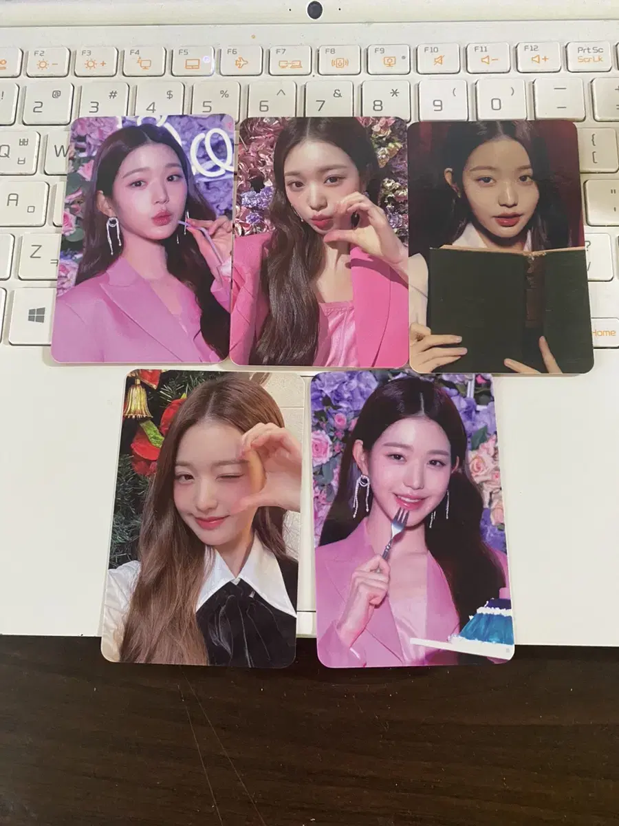 ive wonyoung first fan con prom queen tc trading kard photocards photocard full set