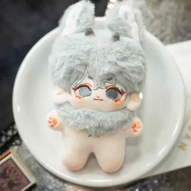 (현물) 무속성 늑대 10cm 솜인형