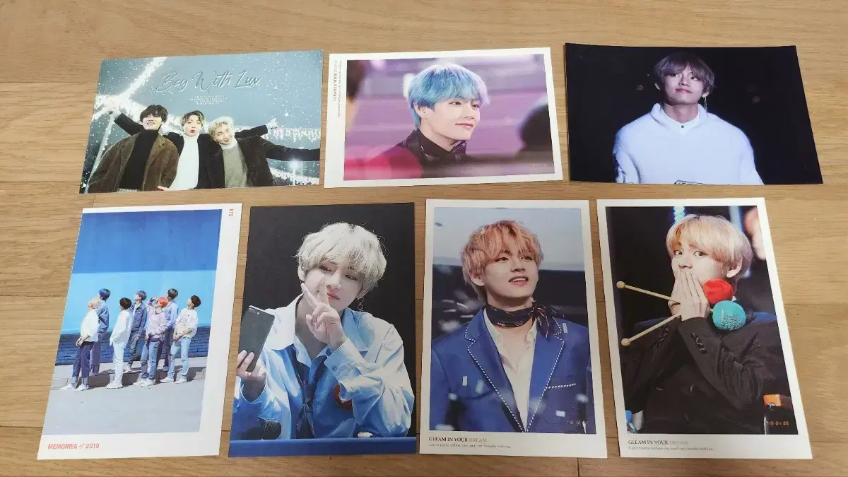 BTS v kim taehyung Memories photocard postcard Prints wts Sell