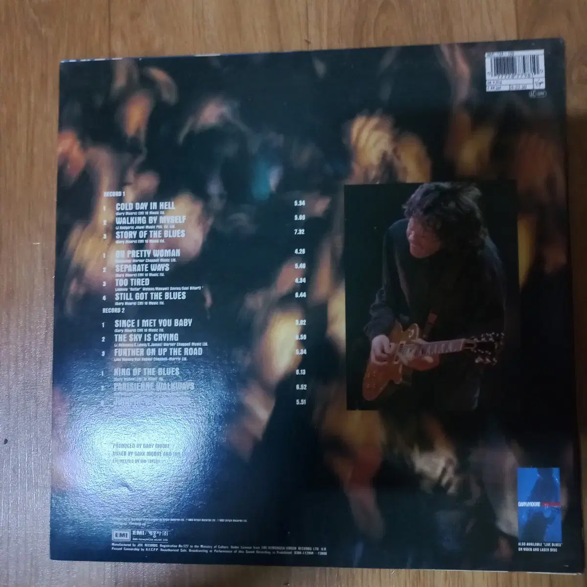 Lp중고 게리무어 GARY MOORE -BLUES ALIVE 2LP 음반