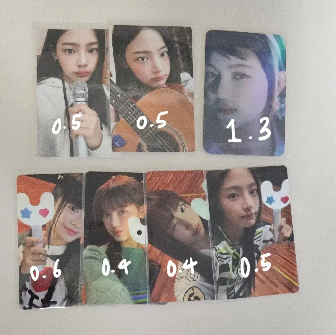 new jeans photocard minji hani danielle hyein