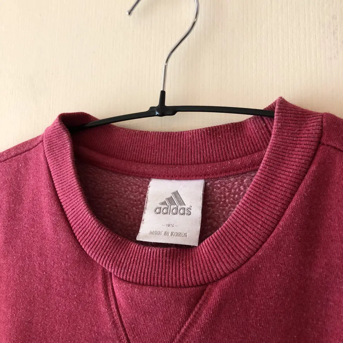 Vintage Adidas hot pink crew swt