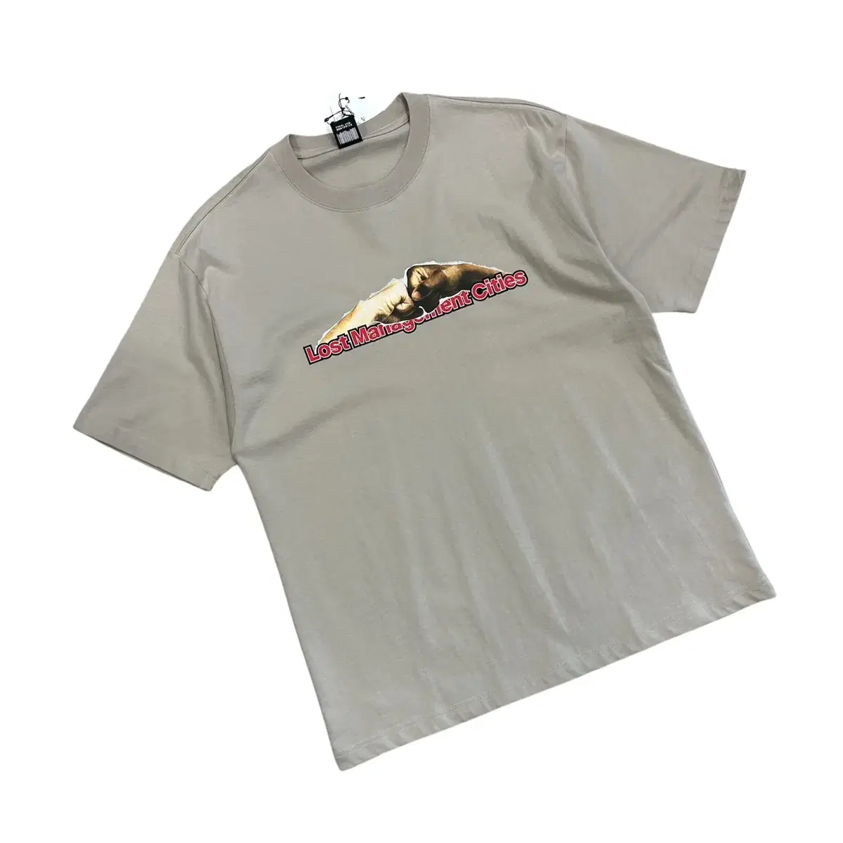 [M] LMC LMC Booms logo short sleeve T-shirt beige